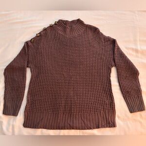 Light Purple Knit Sweater with Button Detail size 2X